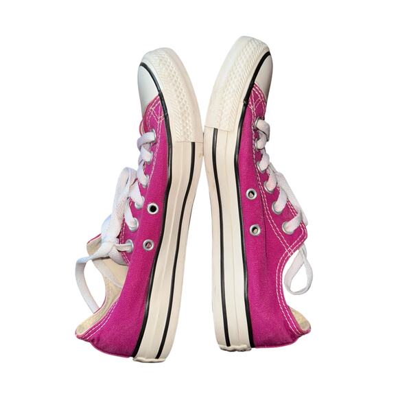 Converse All Star Pink Magenta White Chuck Taylor Paper Low Top Shoes size 7 - Picture 6 of 10